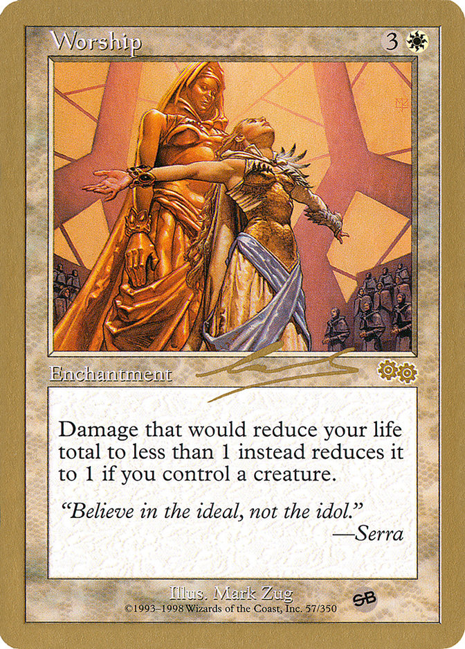 Worship (Nicolas Labarre) (SB) [World Championship Decks 2000] | Odin's Place