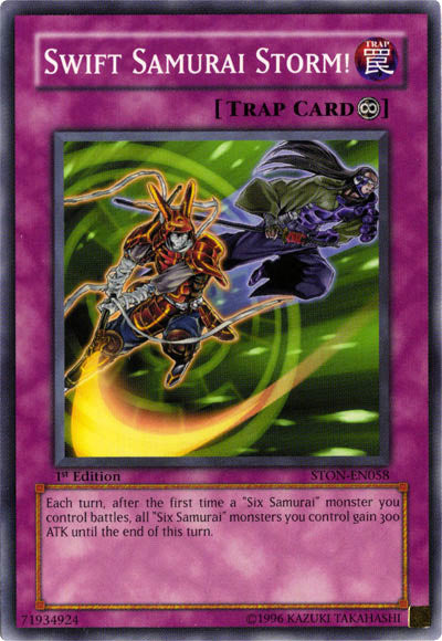 Swift Samurai Storm! [STON-EN058] Common | Odin's Place