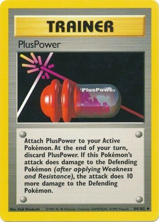 PlusPower (84/102) [Base Set Unlimited] | Odin's Place
