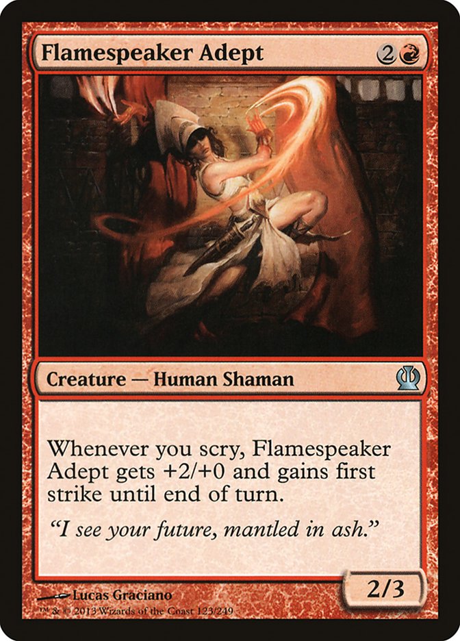 Flamespeaker Adept (123) [Theros] | Odin's Place