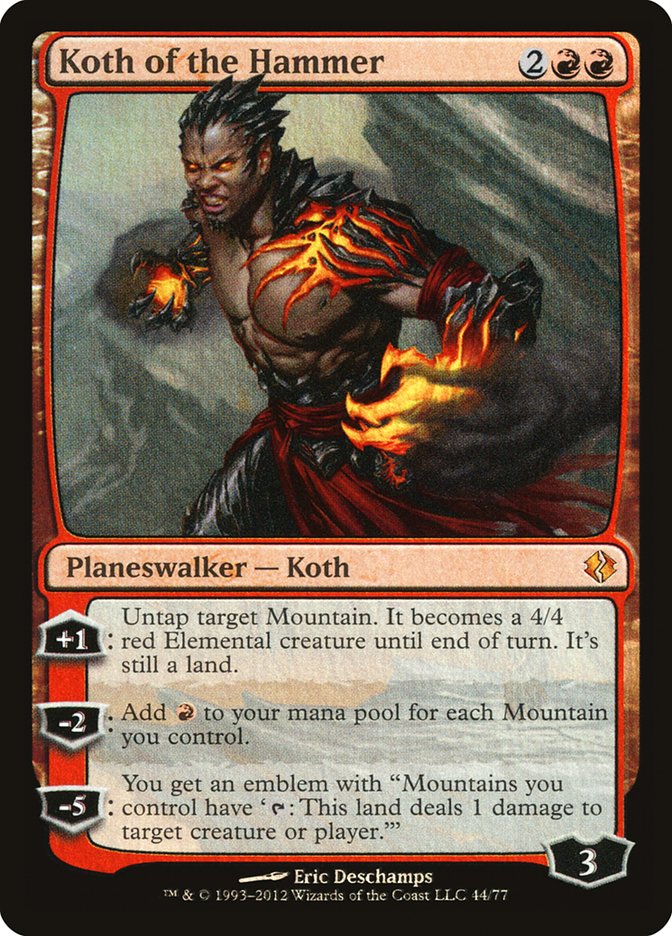 Koth of the Hammer (44) [Duel Decks: Venser vs. Koth] | Odin's Place