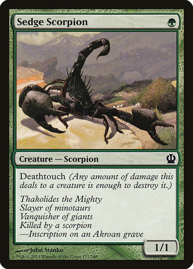 Sedge Scorpion (177) [Theros] | Odin's Place