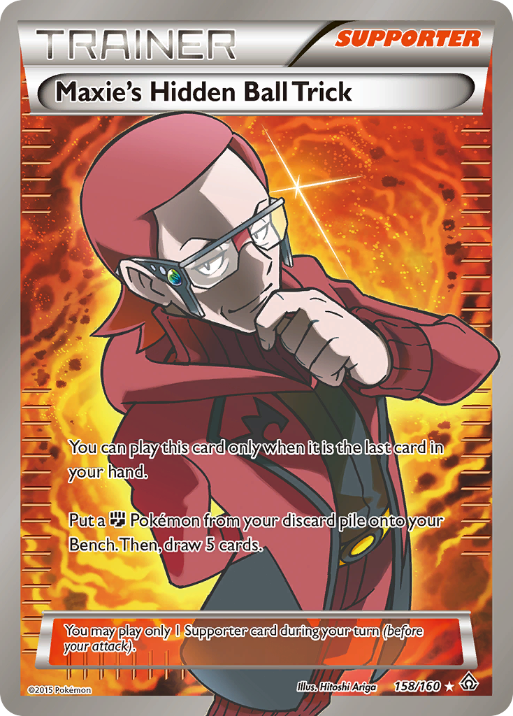 Maxie's Hidden Ball Trick (158/160) [XY: Primal Clash] | Odin's Place