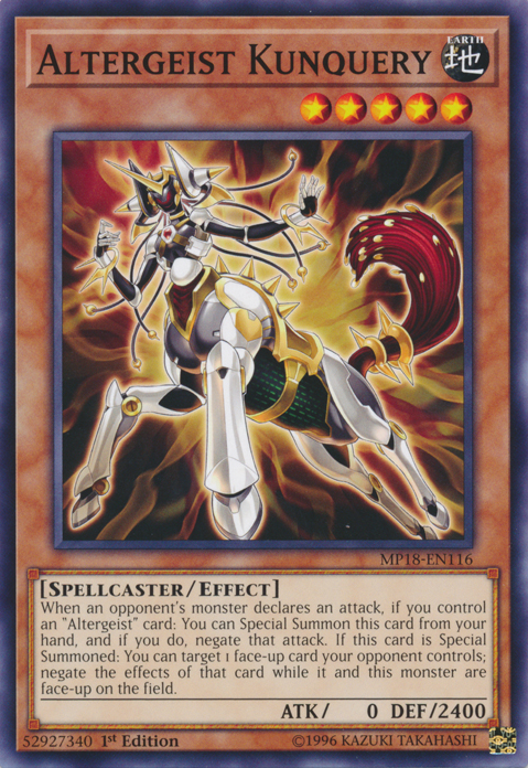 Altergeist Kunquery [MP18-EN116] Common | Odin's Place