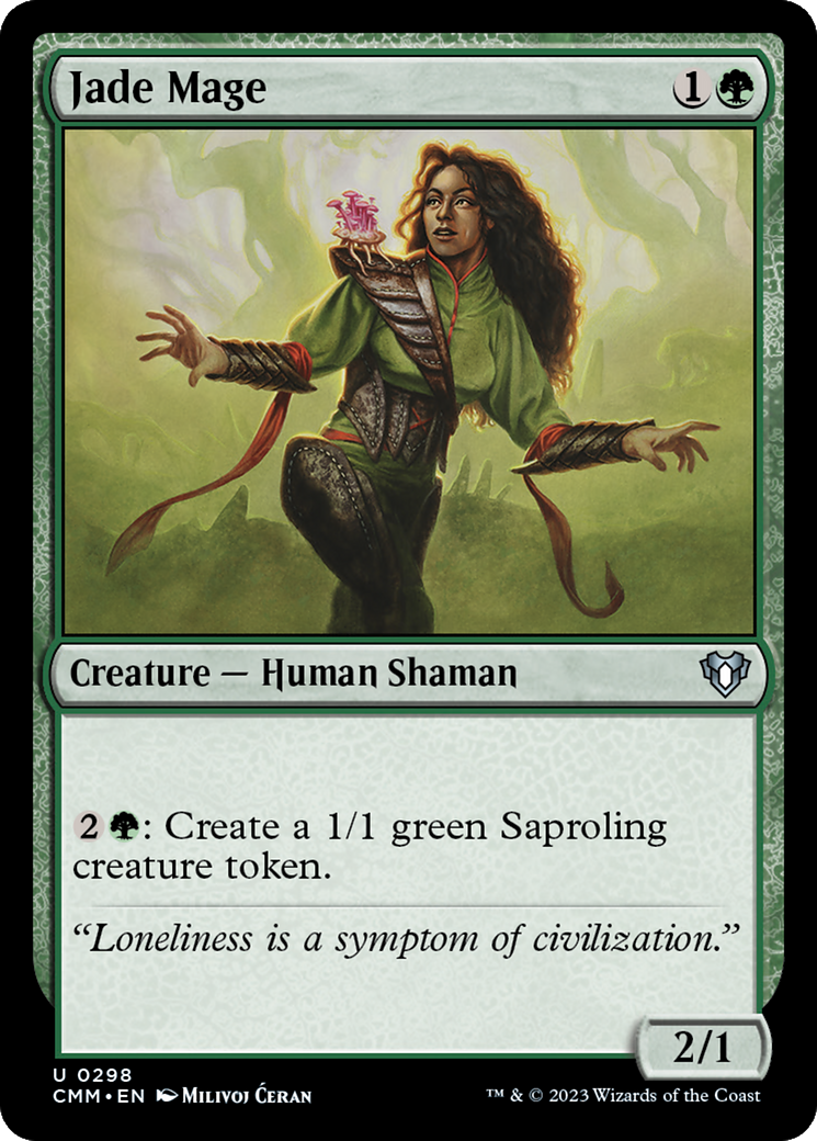 Jade Mage [Commander Masters] | Odin's Place