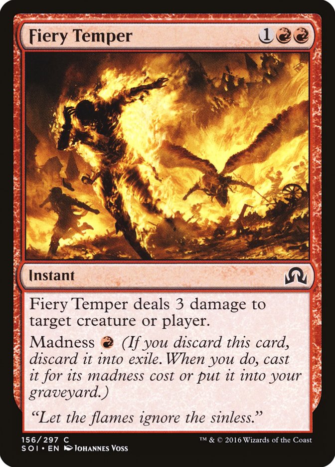 Fiery Temper (156) [Shadows over Innistrad] | Odin's Place