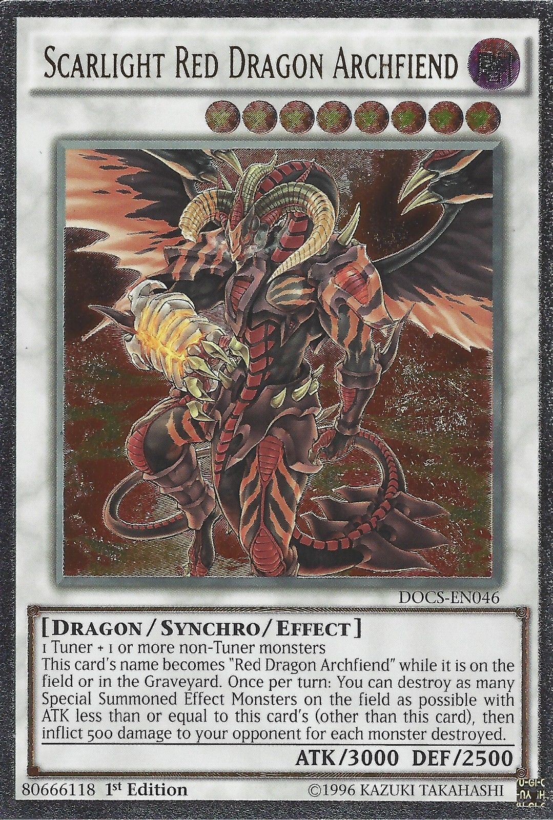 Scarlight Red Dragon Archfiend (UTR) [DOCS-EN046] Ultimate Rare | Odin's Place