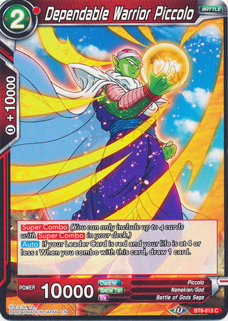 Dependable Warrior Piccolo (BT8-013) [Malicious Machinations] | Odin's Place
