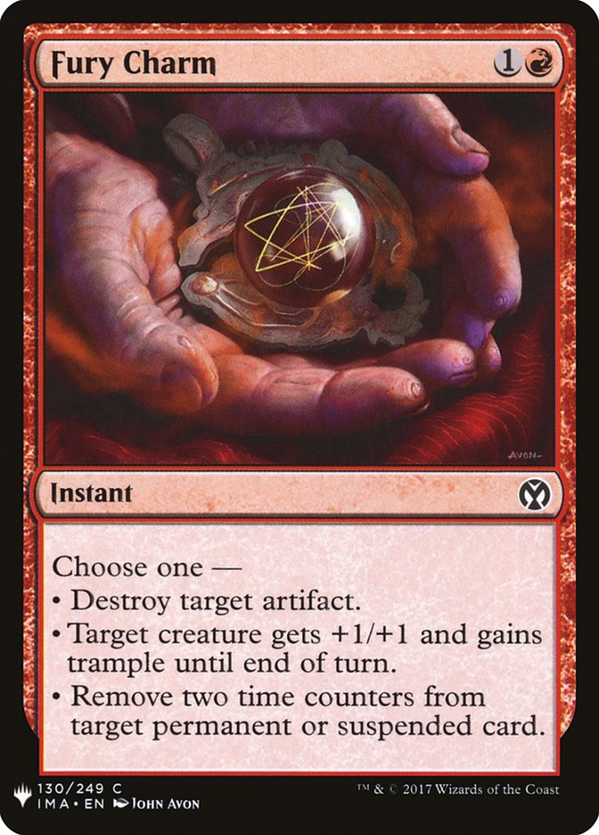 Fury Charm [Mystery Booster] | Odin's Place