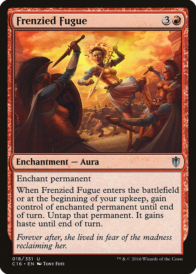 Frenzied Fugue (18) [Commander 2016] | Odin's Place