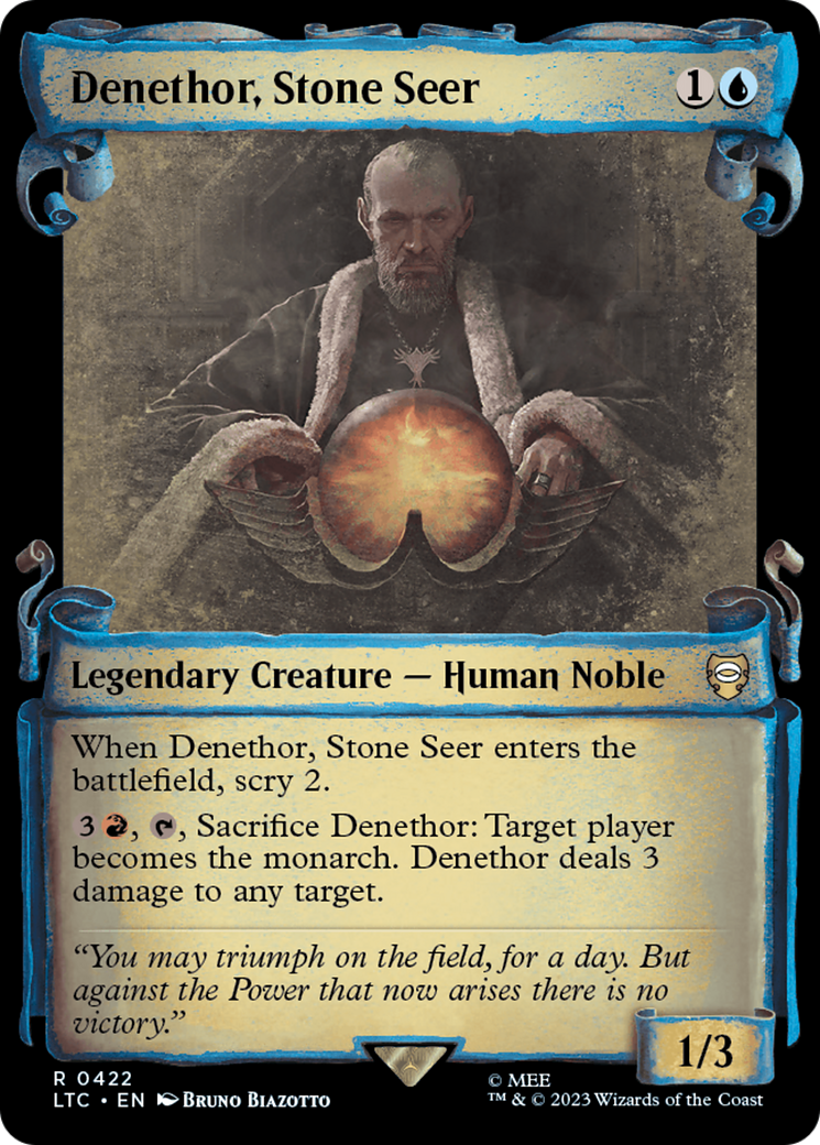 Denethor, Stone Seer [The Lord of the Rings: Tales of Middle-Earth Commander Showcase Scrolls] | Odin's Place