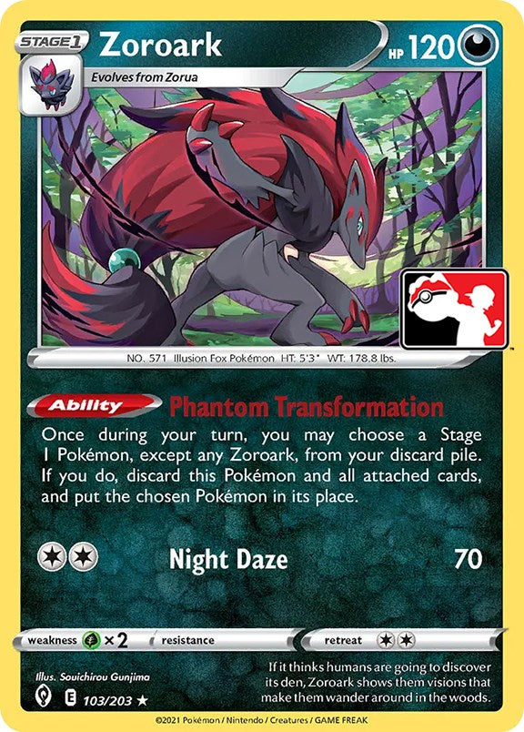 Zoroark (103/203) [Prize Pack Series One] | Odin's Place