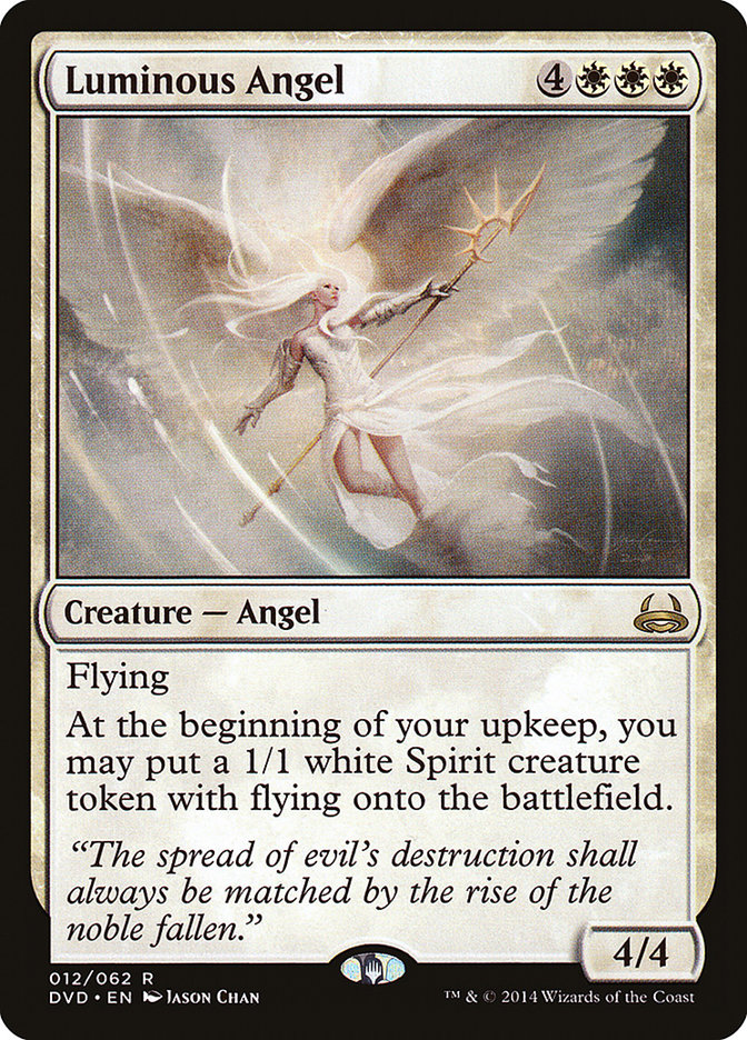 Luminous Angel (12) (Divine vs. Demonic) [Duel Decks Anthology] | Odin's Place