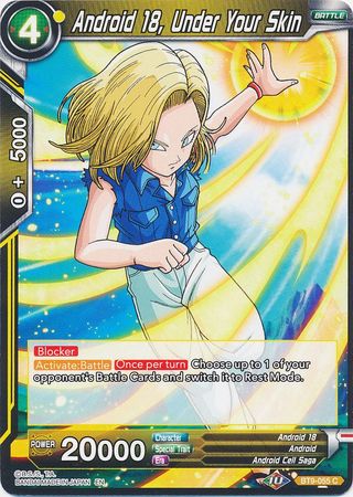 Android 18, Under Your Skin (BT9-055) [Universal Onslaught] | Odin's Place