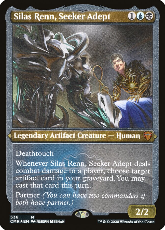 Silas Renn, Seeker Adept (Etched) [Commander Legends] | Odin's Place