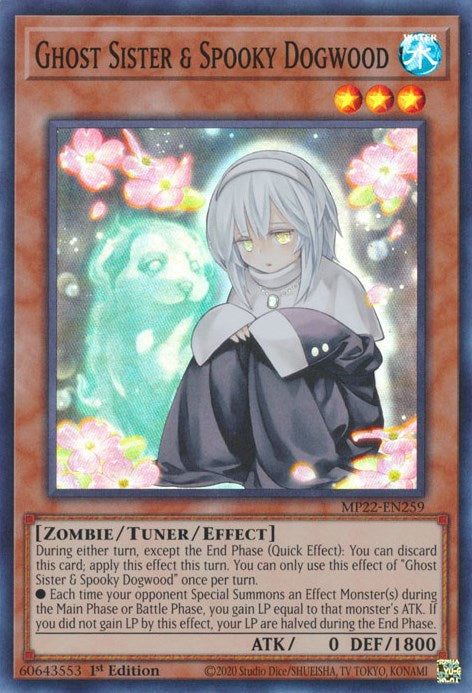 Ghost Sister & Spooky Dogwood [MP22-EN259] Super Rare | Odin's Place