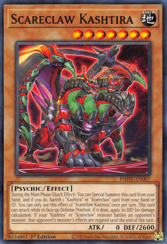 Scareclaw Kashtira [PHHY-EN007] Common | Odin's Place