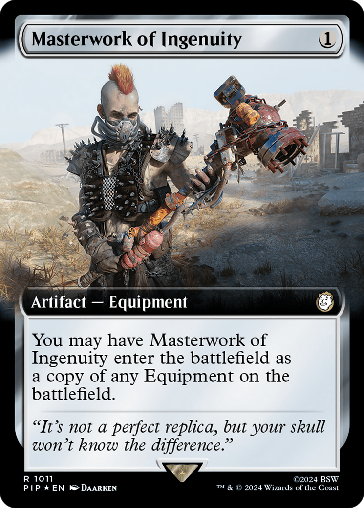 Masterwork of Ingenuity (Extended Art) (Surge Foil) [Fallout] | Odin's Place