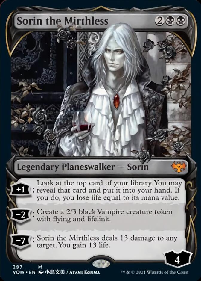 Sorin the Mirthless (Showcase Fang Frame) [Innistrad: Crimson Vow] | Odin's Place