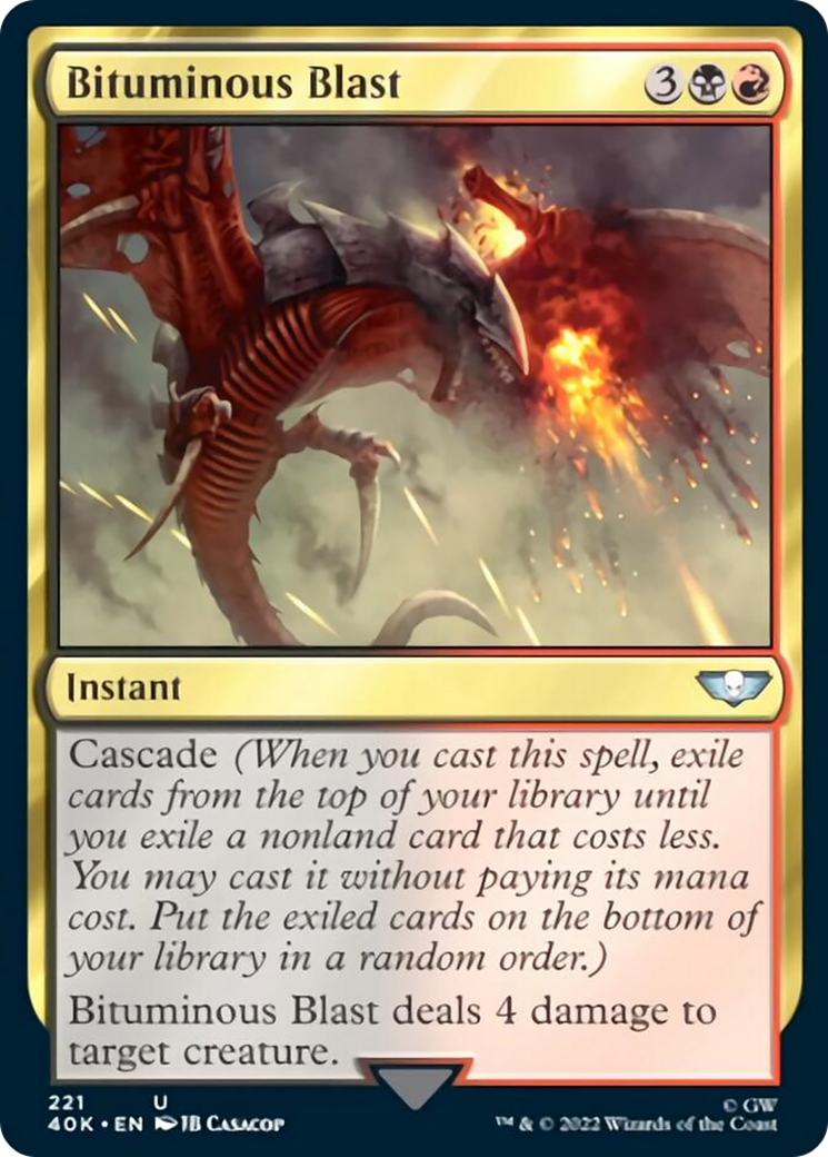 Bituminous Blast (Surge Foil) [Warhammer 40,000] | Odin's Place