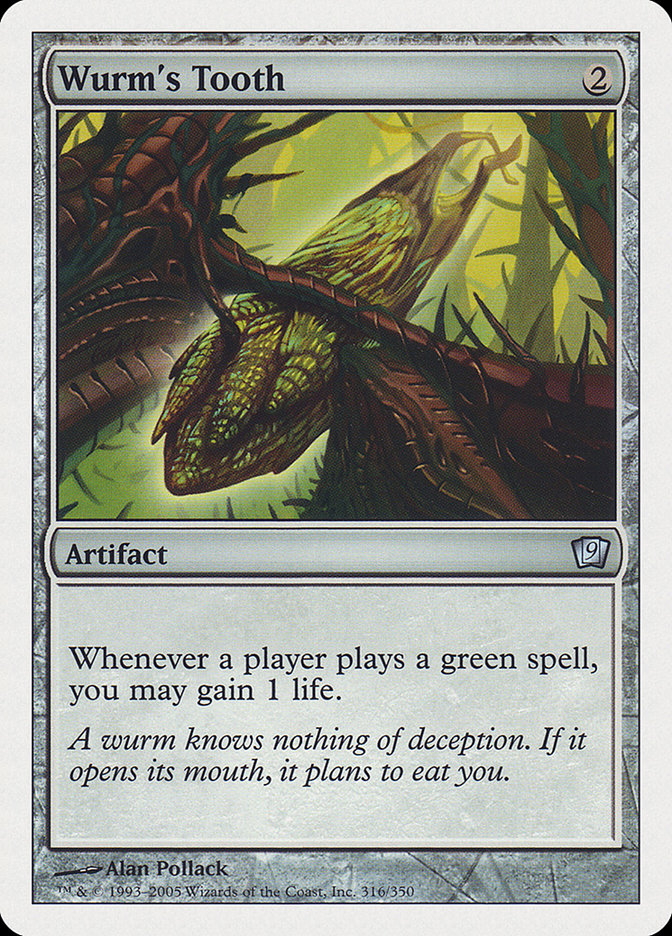 Wurm's Tooth (316) [Ninth Edition] | Odin's Place
