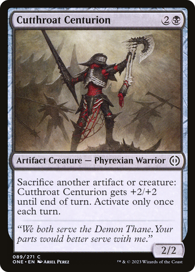Cutthroat Centurion [Phyrexia: All Will Be One] | Odin's Place