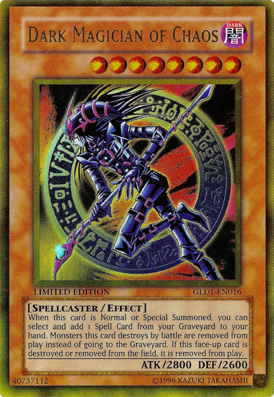 Dark Magician of Chaos [GLD1-EN016] Gold Rare | Odin's Place