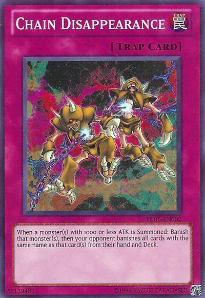 Chain Disappearance [TU06-EN002] Super Rare | Odin's Place