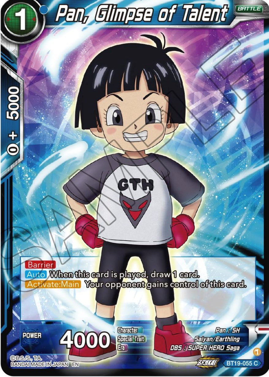 Pan, Glimpse of Talent (BT19-055) [Fighter's Ambition] | Odin's Place