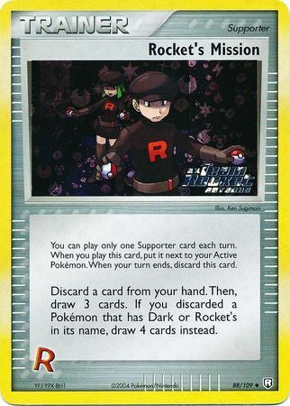 Rocket's Mission (88/109) (Stamped) [EX: Team Rocket Returns] | Odin's Place