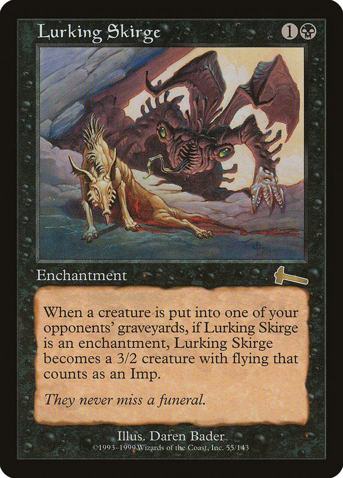 Lurking Skirge (55) [Urza's Legacy] | Odin's Place