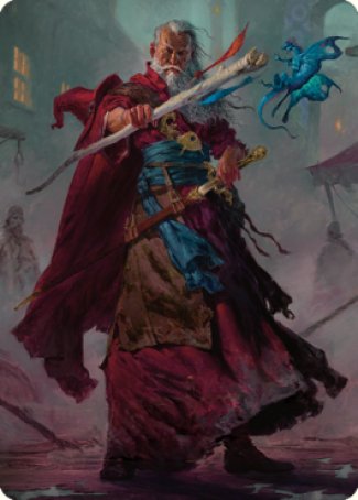 Elminster Art Card (64) [Commander Legends: Battle for Baldur's Gate Art Series] | Odin's Place