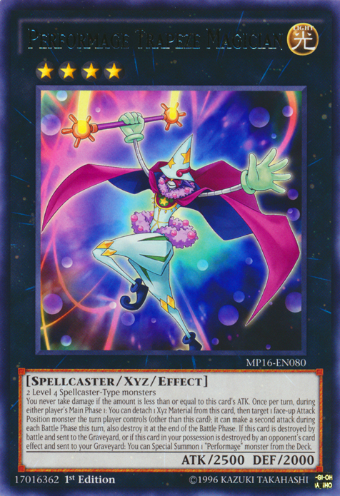 Performage Trapeze Magician [MP16-EN080] Rare | Odin's Place