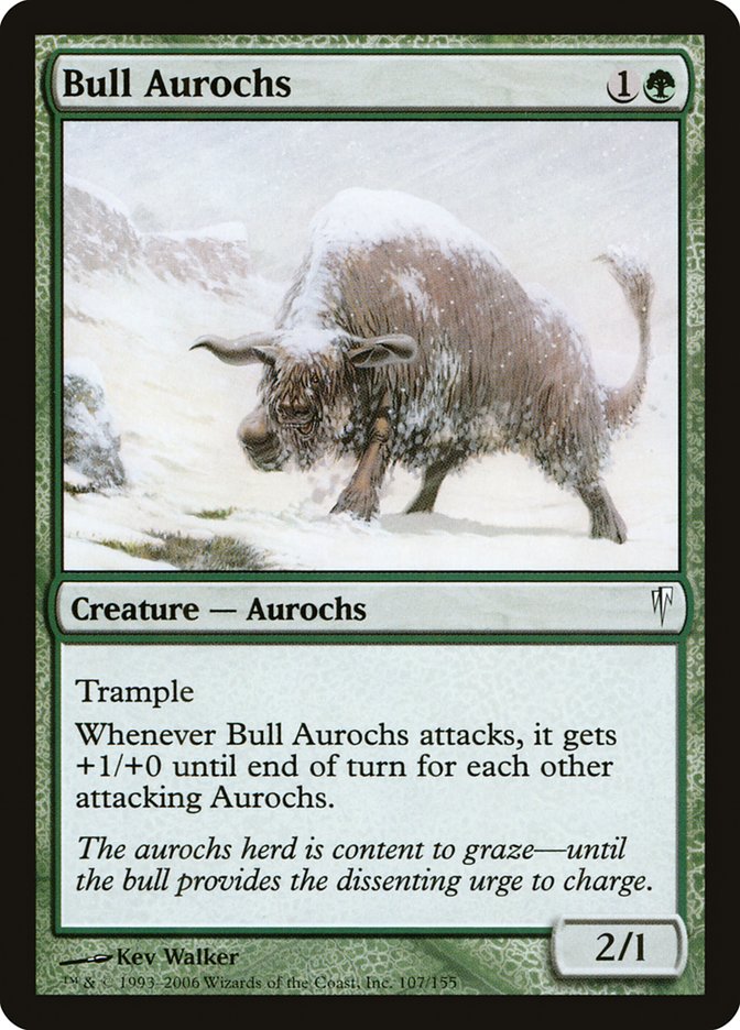 Bull Aurochs (107) [Coldsnap] | Odin's Place