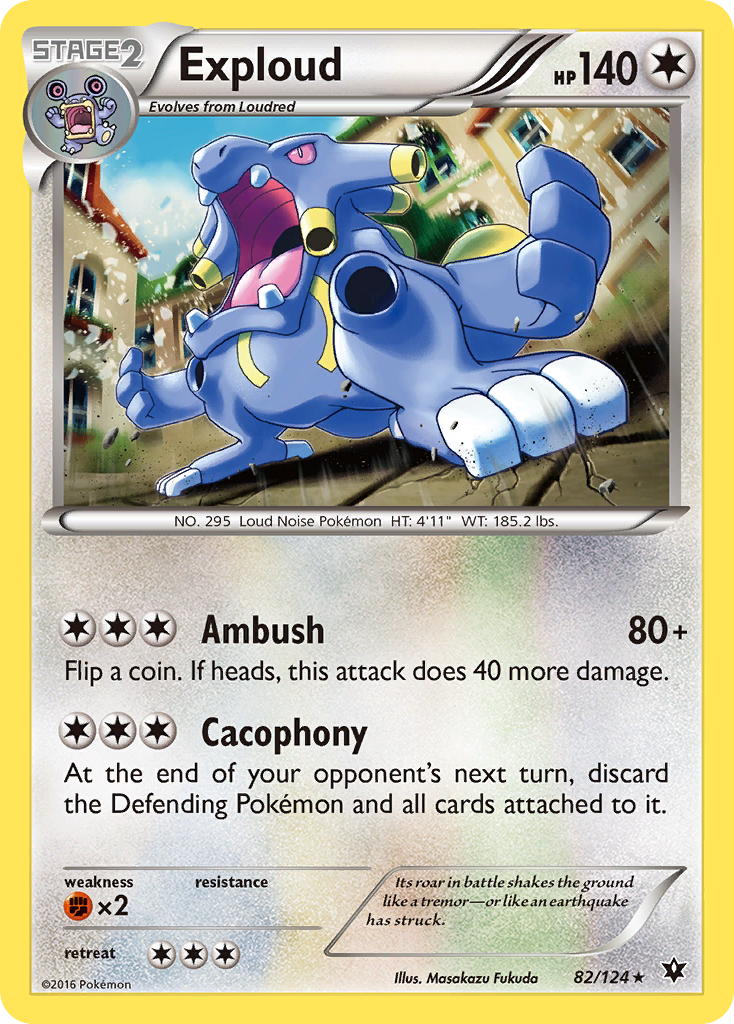Exploud (82/124) [XY: Fates Collide] | Odin's Place