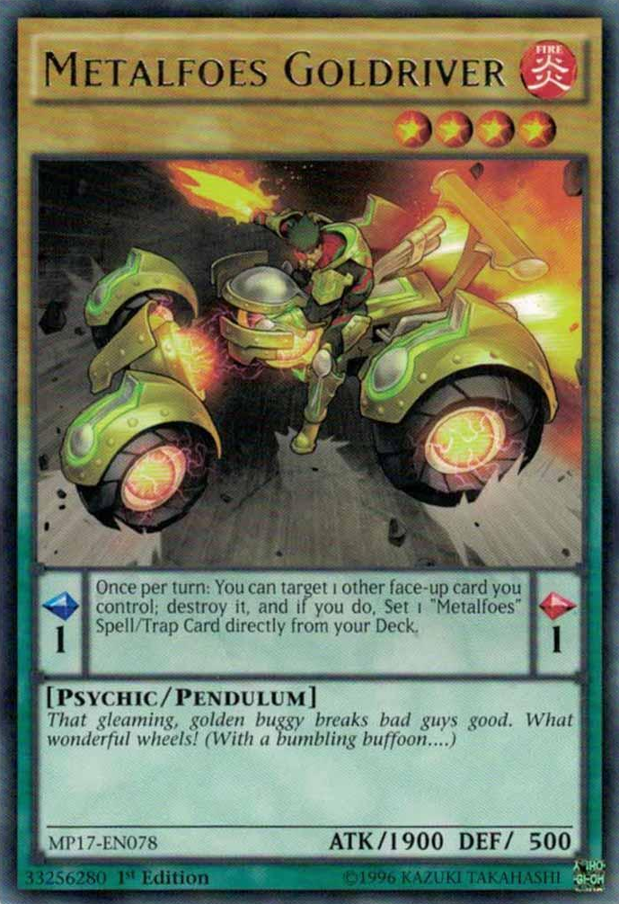 Metalfoes Goldriver [MP17-EN078] Rare | Odin's Place