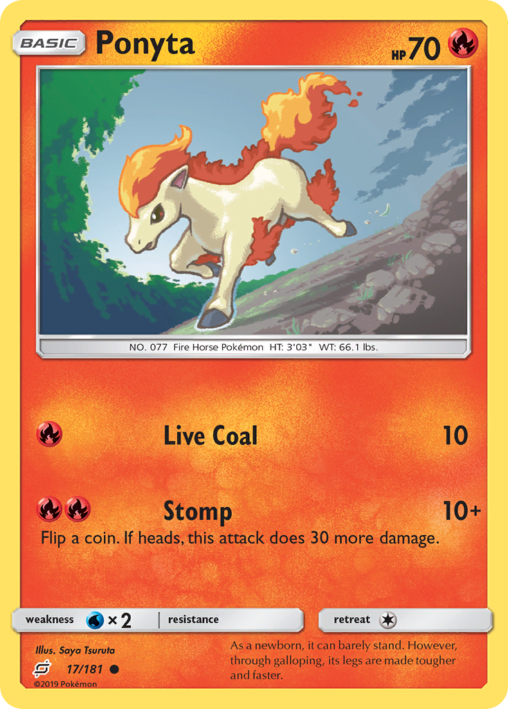 Ponyta (17/181) [Sun & Moon: Team Up] | Odin's Place
