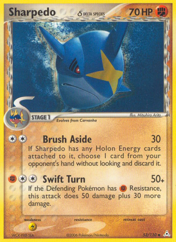 Sharpedo (53/110) (Delta Species) [EX: Holon Phantoms] | Odin's Place