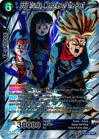 SS2 Trunks, Memories of the Past (SPR) (BT7-030) [Assault of the Saiyans] | Odin's Place