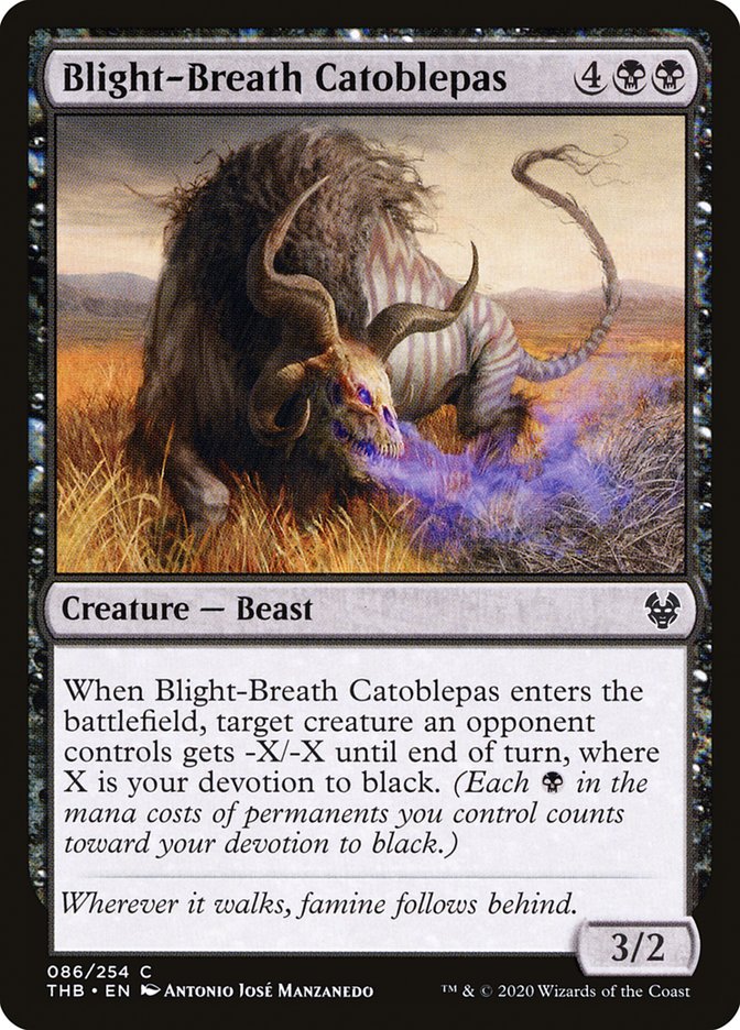 Blight-Breath Catoblepas [Theros Beyond Death] | Odin's Place