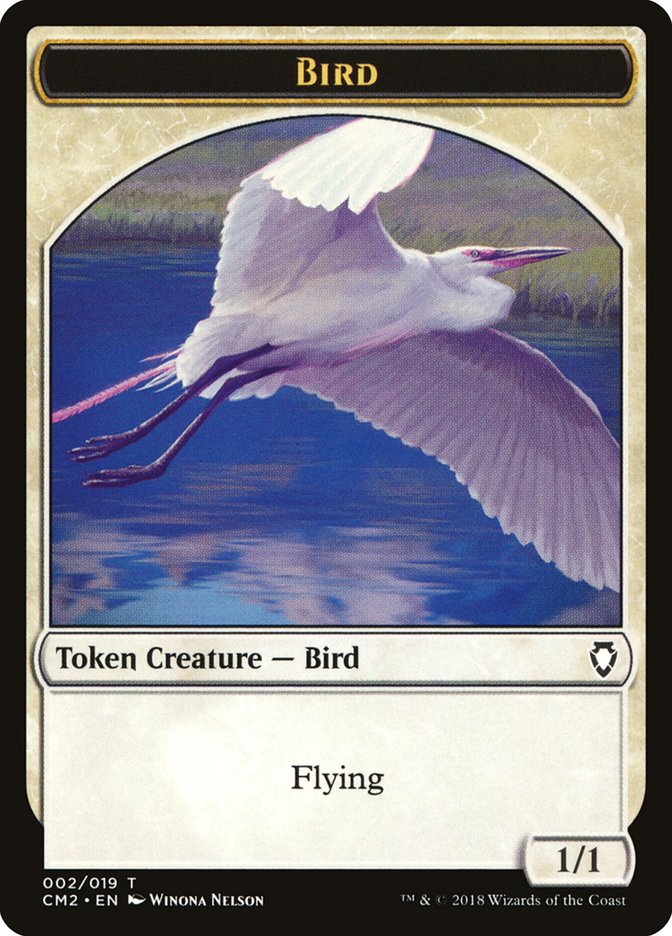 Bird Token (2) [Commander Anthology Volume II Tokens] | Odin's Place