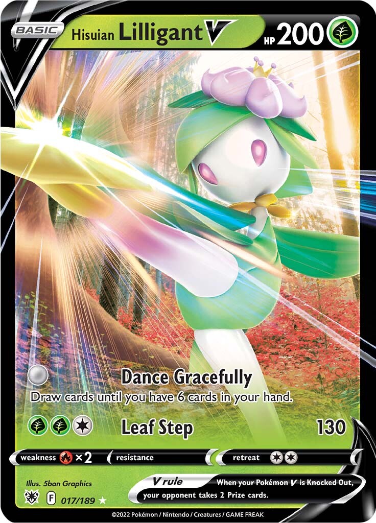 Hisuian Lilligant V (017/189) [Sword & Shield: Astral Radiance] | Odin's Place