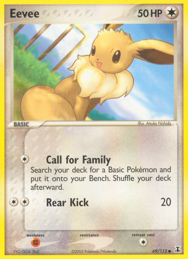 Eevee (69/113) [EX: Delta Species] | Odin's Place