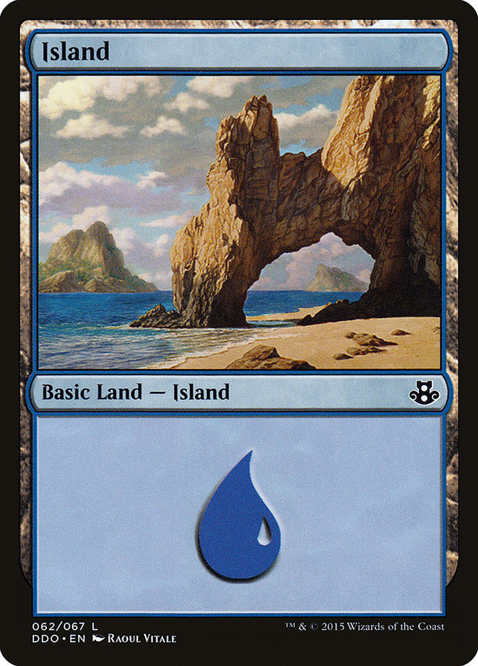 Island (62) [Duel Decks: Elspeth vs. Kiora] | Odin's Place
