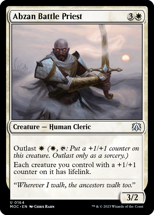 Abzan Battle Priest [March of the Machine Commander] | Odin's Place