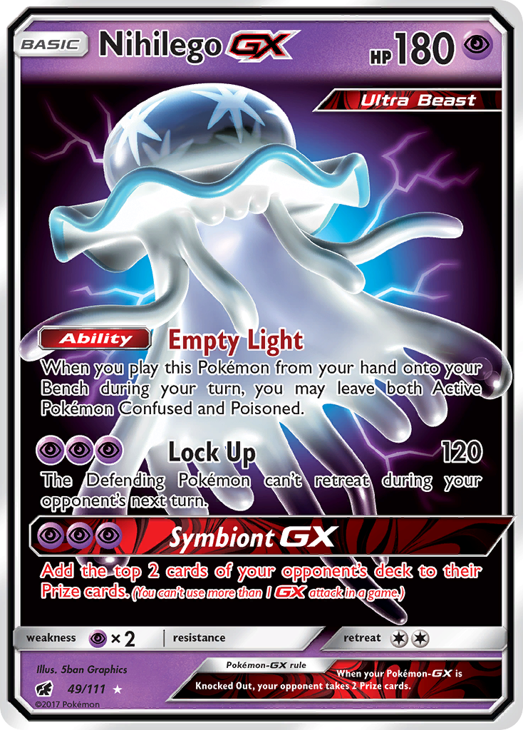 Nihilego GX (49/111) [Sun & Moon: Crimson Invasion] | Odin's Place