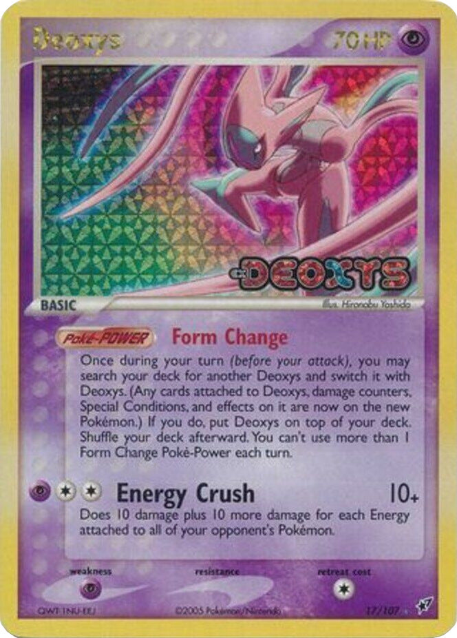 Deoxys (17/107) (Stamped) [EX: Deoxys] | Odin's Place
