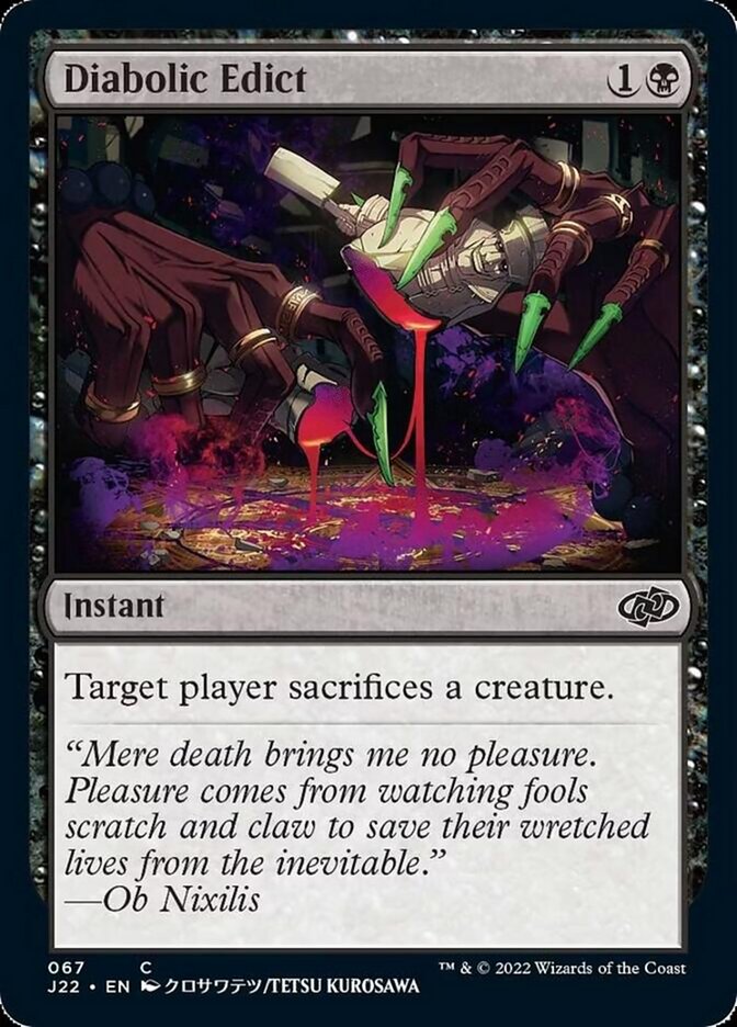Diabolic Edict [Jumpstart 2022] | Odin's Place