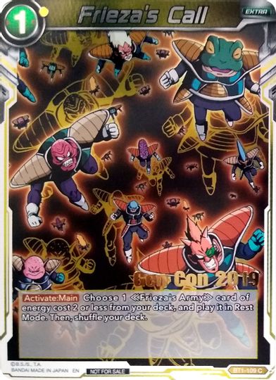 Frieza's Call (Gen Con 2019) (BT1-109) [Promotion Cards] | Odin's Place