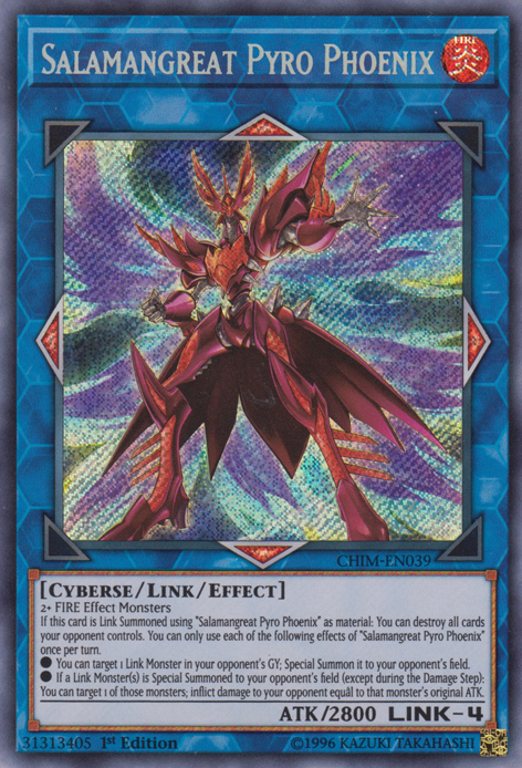 Salamangreat Pyro Phoenix [CHIM-EN039] Secret Rare | Odin's Place